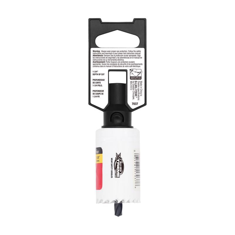 Blu-Mol Xtreme 1-3/8 in. Bi-Metal Hole Saw 1 pk