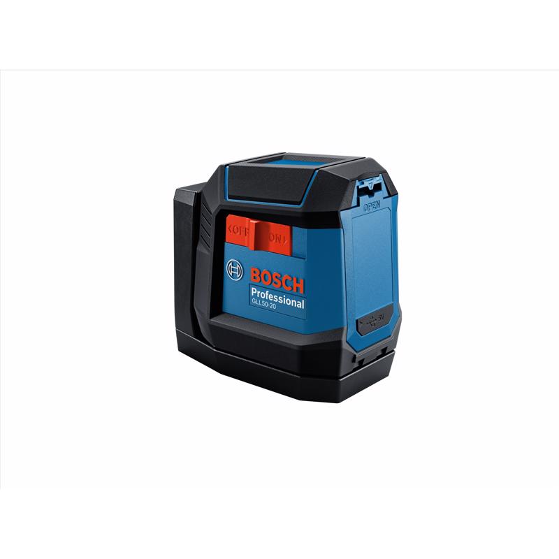 Bosch 2 beam Self Leveling Cross-Line Laser 50 ft. 5 pc