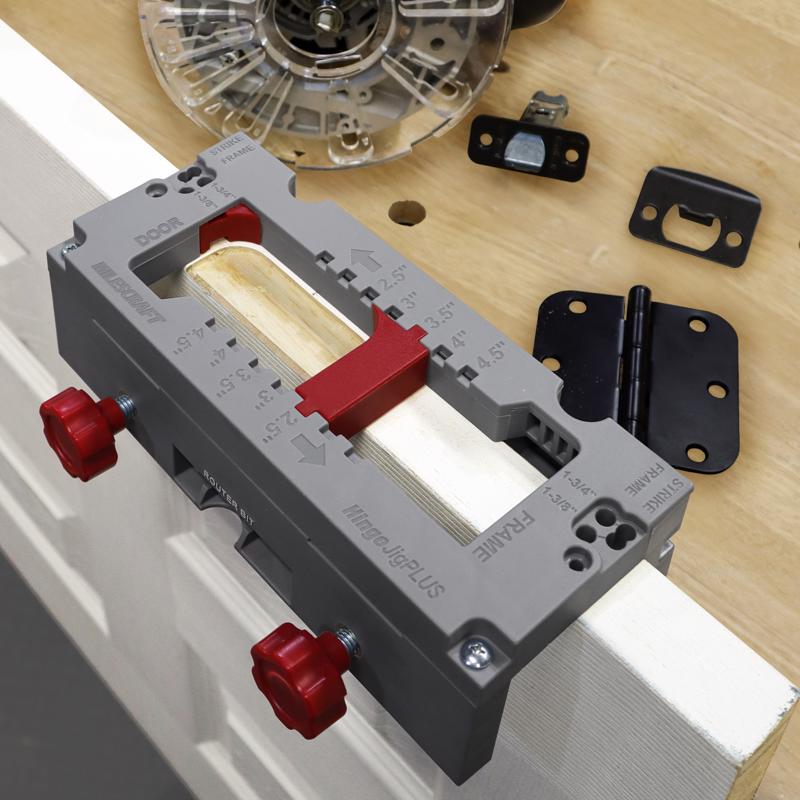Milescraft Hinge Jig Plus Door Hinge Template 13 pc