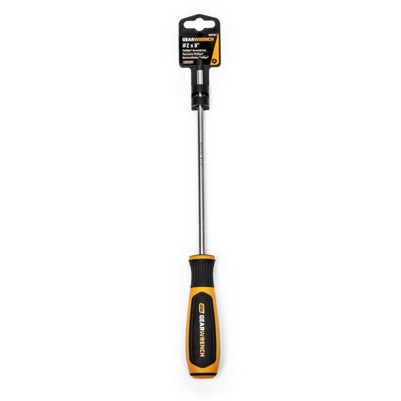 GEARWRENCH #2 X 8 in. L Phillips Screwdriver 1 pk
