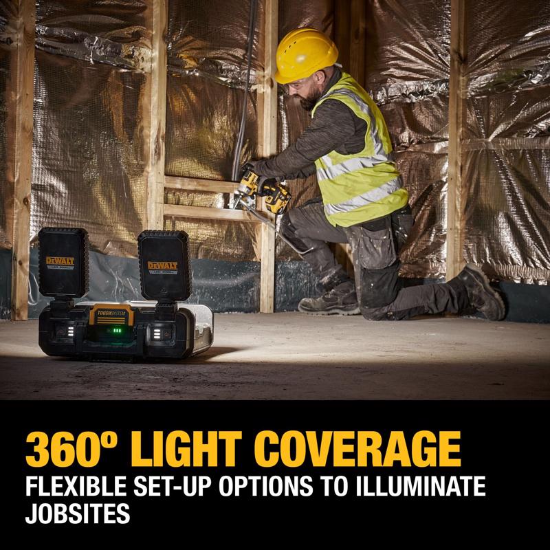 DeWalt ToughSystem 2.0 4000 lm LED Battery Handheld Work Light