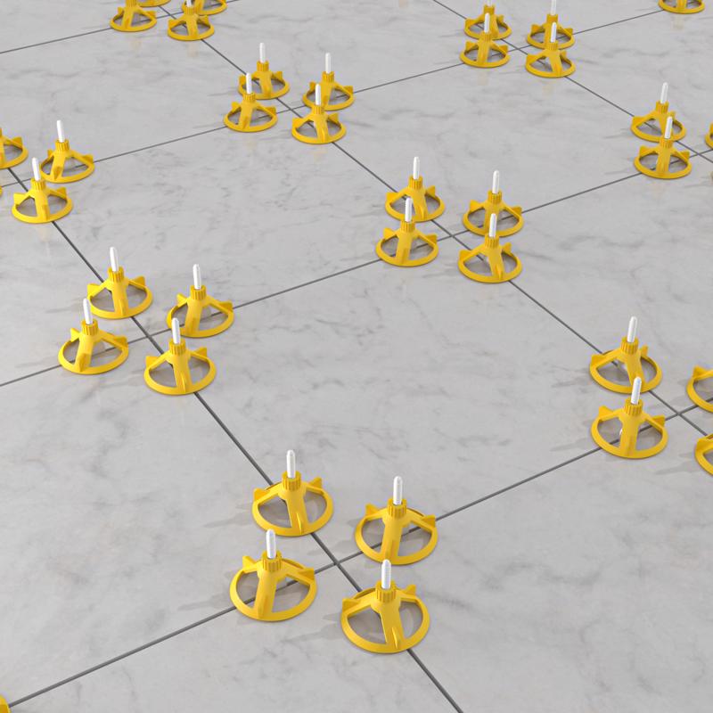 QEP Lash 2.61 in. H X 1.11 in. W X 1.59 in. L Plastic Tile Leveling Clips 100 pc
