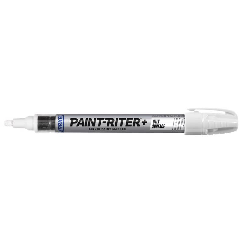 Markal Paint-Riter White Bullet and Chisel Tip Liquid Paint Marker 1 each, Pack of 36