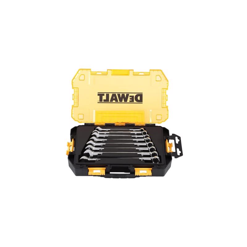 DeWalt Metric Combination Wrench Set 8 pc