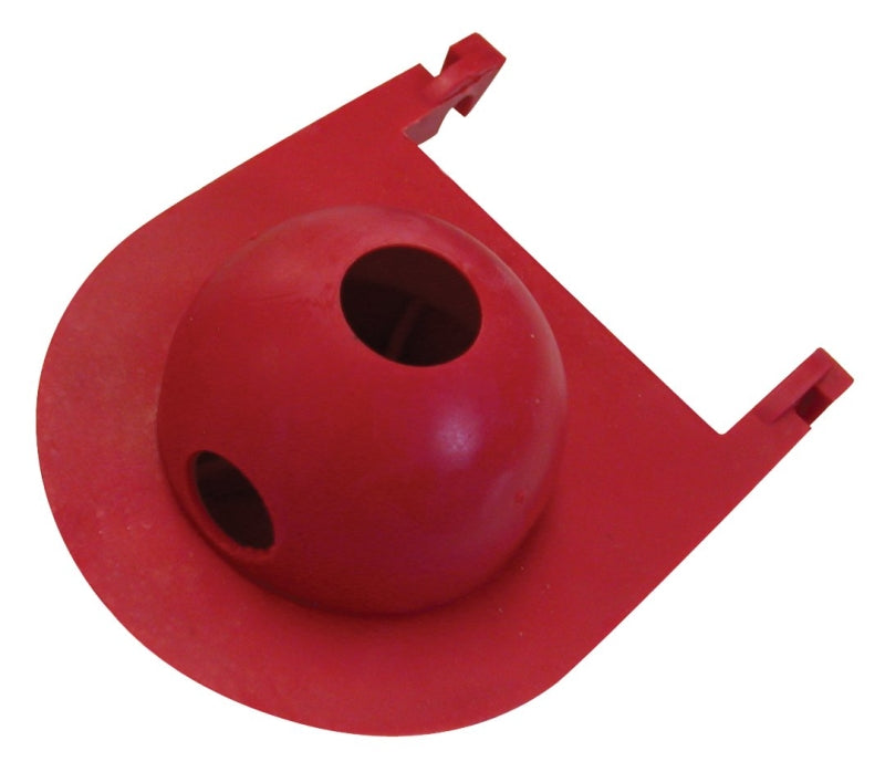 Korky 3010BP Toilet Flapper, Specifications: 3 in Valve Open, Rubber, Red