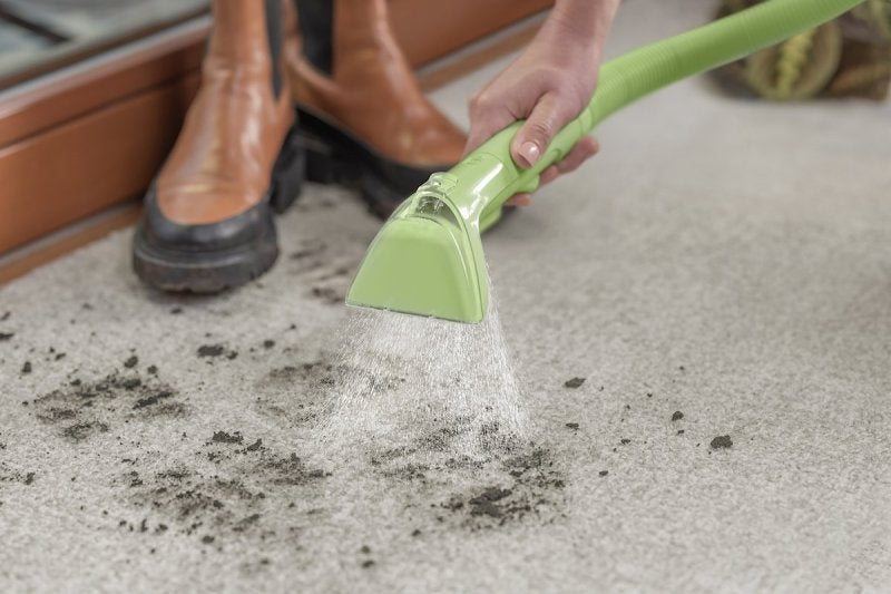 Bissell Little Green 4064 Mini Portable Carpet Cleaner, 16 oz Tank, 4 in W Cleaning Path, Tea