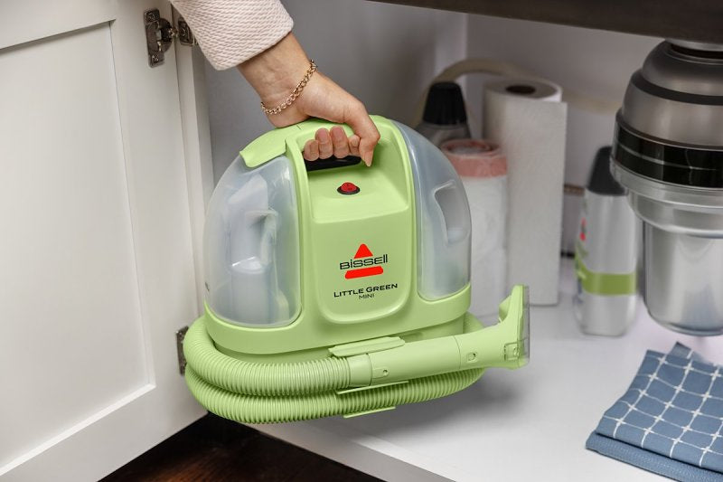 Bissell Little Green 4064 Mini Portable Carpet Cleaner, 16 oz Tank, 4 in W Cleaning Path, Tea