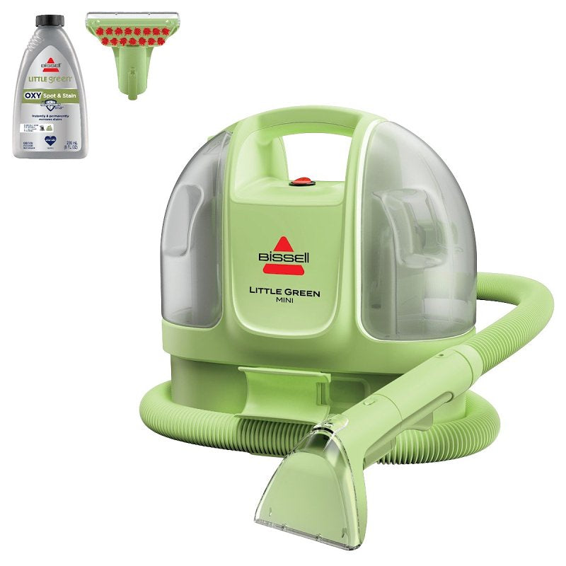 Bissell Little Green 4064 Mini Portable Carpet Cleaner, 16 oz Tank, 4 in W Cleaning Path, Tea