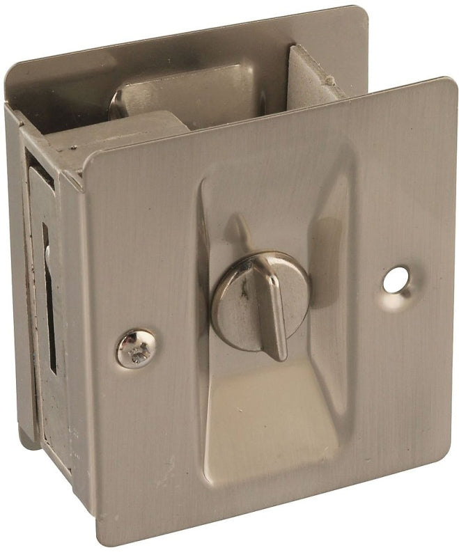 National Hardware V1951 Series N326-272 Privacy, Brass, Satin Nickel, ADA Compliant, Pack of 2