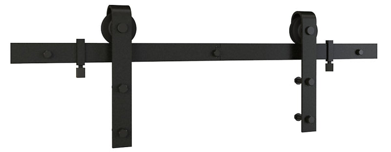 National Hardware N700-003 Classic Interior Barn Door Kit, Steel, Matte, Top