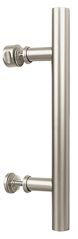 National Hardware N700-101 Madison Pull, 31/32 in W, 2-21/32 in D, 12 in H, Steel, Satin Nickel