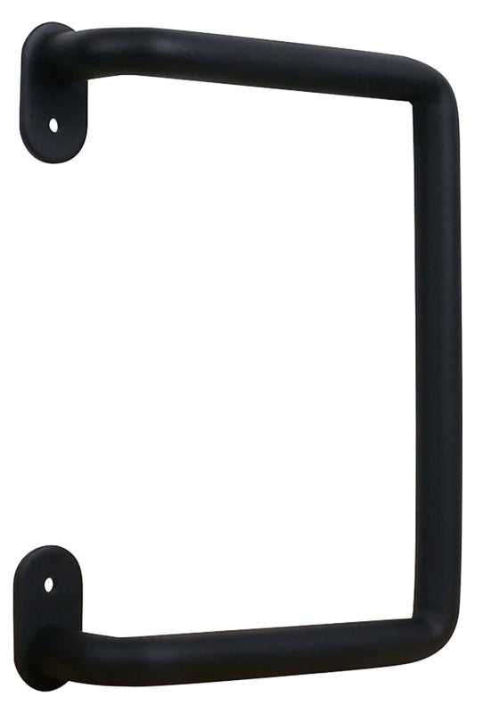 National Hardware N700-103 Troy Pull, 6-3/32 in W, 5/8 in D, 8 in H, Steel, Matte Black