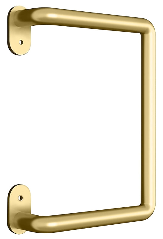 National Hardware N700-105 Troy Pull, 6-3/32 in W, 1-27/32 in D, 8 in H, Steel, Brushed Gold