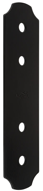 National Hardware Hartley Series N800-016 Flat Strap, 11-1/4 in L, 3 in W, Steel, Storm Shine Powder-Coated