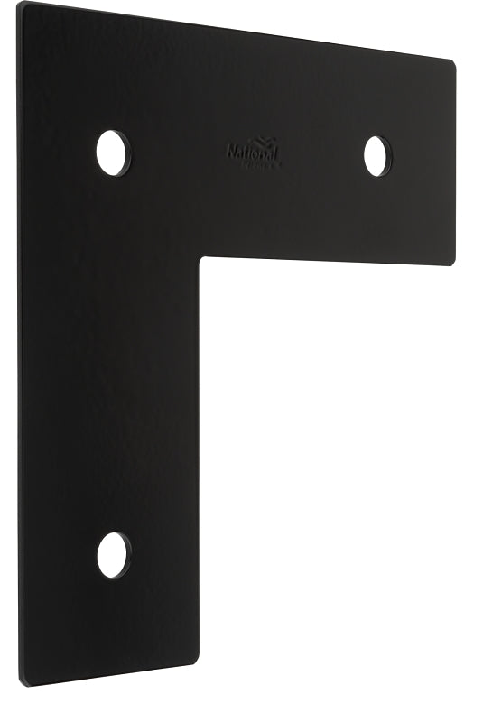 National Hardware Indio Series N800-214 L-Strap, 8-1/4 in L, 8-1/4 in W, Steel, Storm Shine Powder-Coated