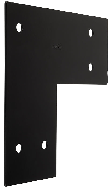 National Hardware Indio Series N800-215 L-Strap, 11-1/4 in L, 11-1/4 in W, Steel, Storm Shine Powder-Coated