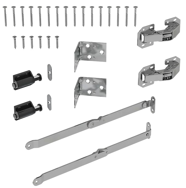 National Hardware Wandbehang-Set – Verzinkt, Mit Haken & Aufhängern, Geringe Wandschäden