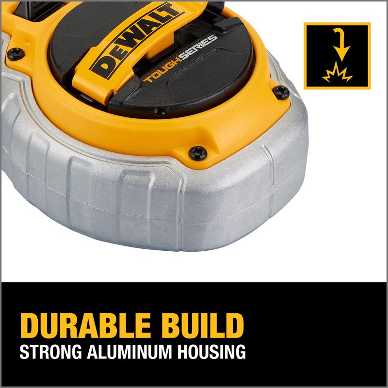 DeWalt Toughseries Red Chalk Line Reel Kit Bold Braided Line