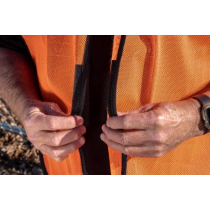 C.H. Hanson Reflective Safety Vest Orange One Size Fits All