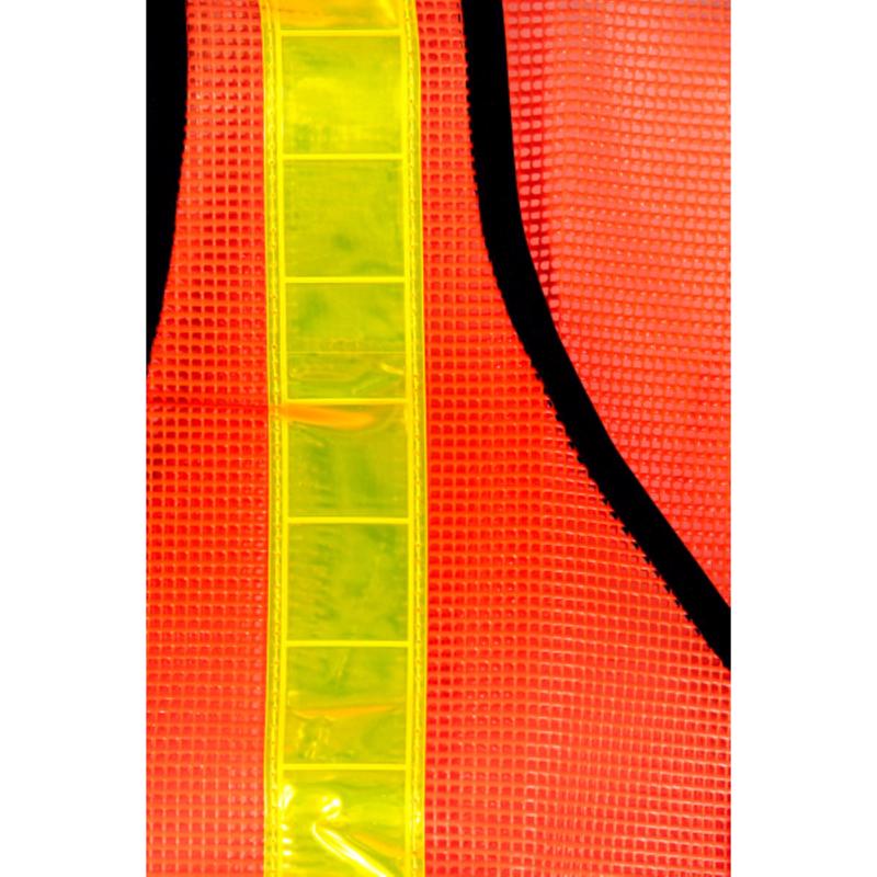 C.H. Hanson Reflective Safety Vest Fluorescent Orange One Size Fits All
