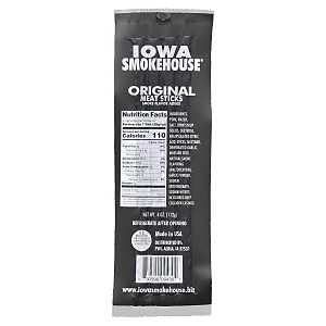 Iowa Smokehouse IS-4N Meat Stick, Original, 4 oz, Pack, Pack of 12