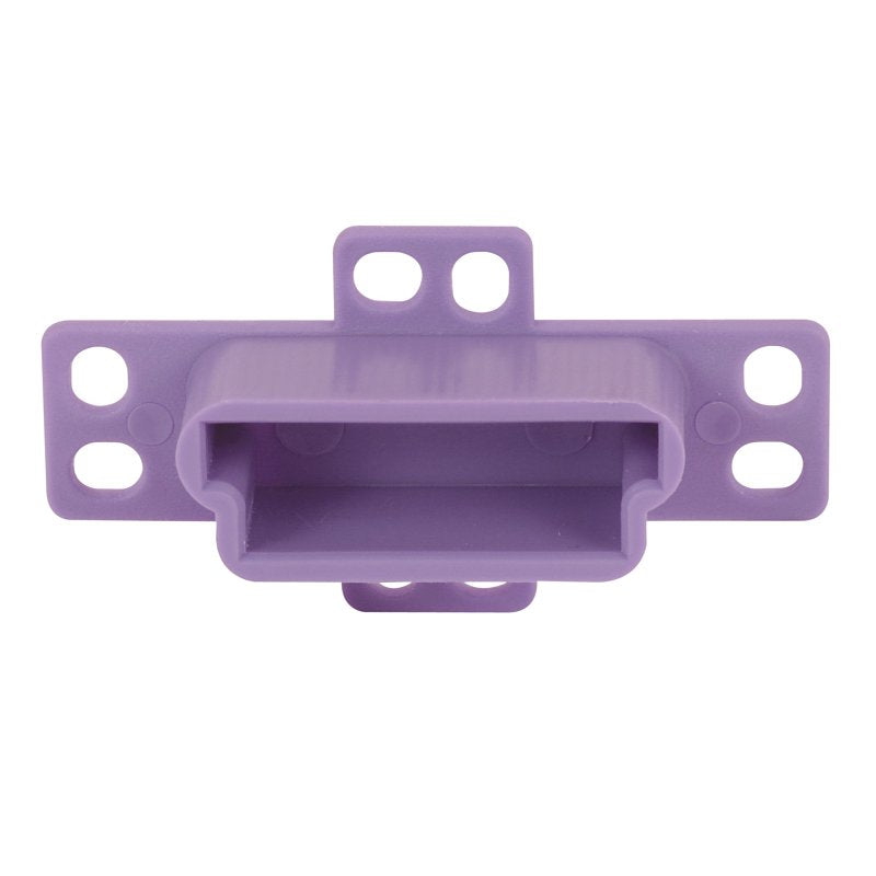 Prime-Line R 7133 Drawer Track Backplate, 3/4 in L, 2-3/4 in W, Nylon/Steel