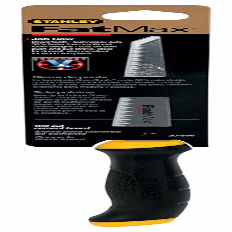 STANLEY FatMax 4 in. High Carbon Steel Jab Saw 8 TPI 1 pc