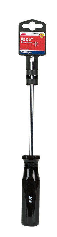 Ace No. 2 X 6 in. L Phillips Screwdriver 1 pc, Pack of 3