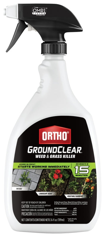 Ortho 4613406 Weed and Grass Killer, Liquid, Spray Application, 24 oz Bottle