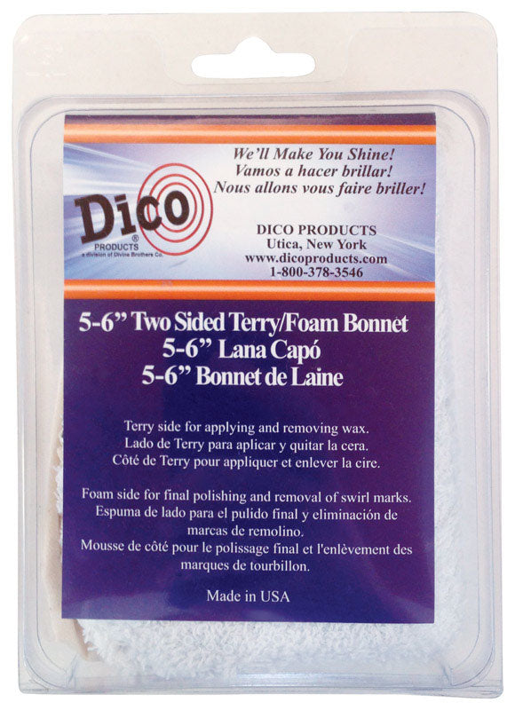Dico Cordless 6 in. Polishing Bonnet 1 each
