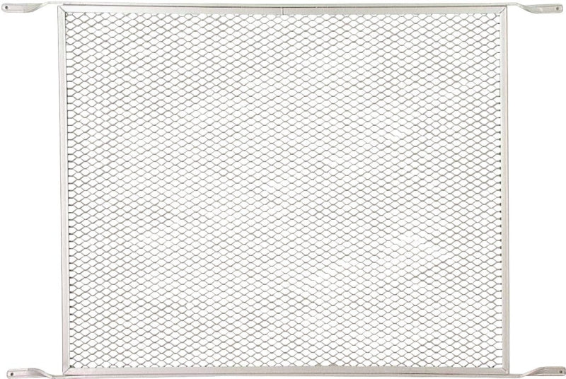 M-D 33282 Door Grill, 19 in W, 24 in H, Aluminum, Mill