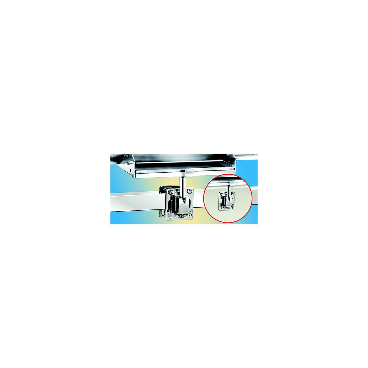 Magma T10-340 ″Single″ Side, Bulkhead or Square/Flat Rail (SD) Mount For 12″ x 18″ or Smaller Rectangular Grills and Single Mount Tables