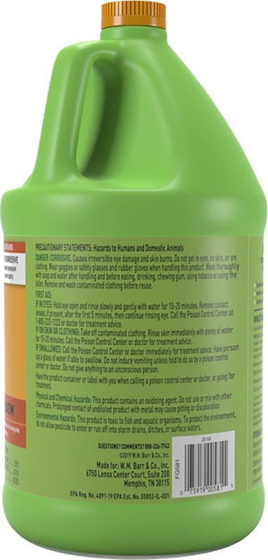 Mold Armor FG581M E-Z Siding and House Wash Pressure Washer Concentrate, Liquid, Mild Bleach, 1 gal