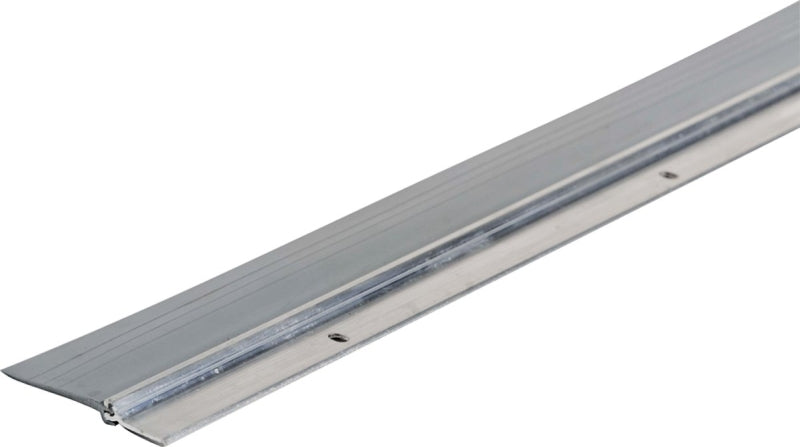 M-D 69612 Door Sweep, 36 in L, 2-1/4 in W, Aluminum Flange, Vinyl Insert, ADA Compliant