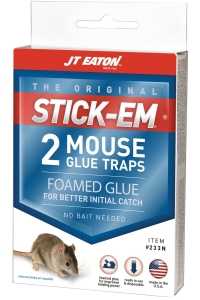 J.T. Eaton 233N Pre-Baited Glue Trap, 3-1/4 in W, 4-1/4 in H, Pack of 24
