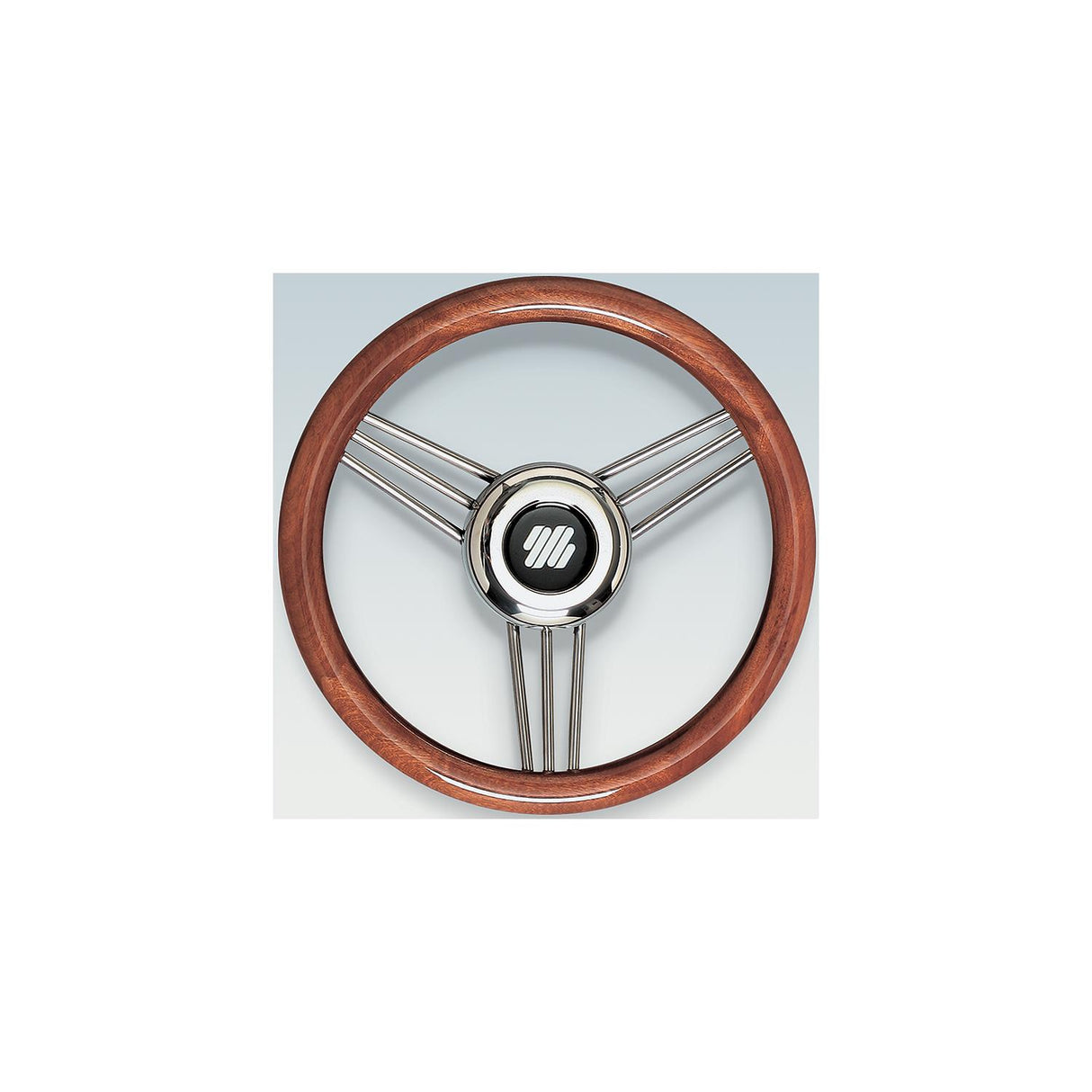 Mahogany Non-Magnetic Stainless Steel Steering Wheel