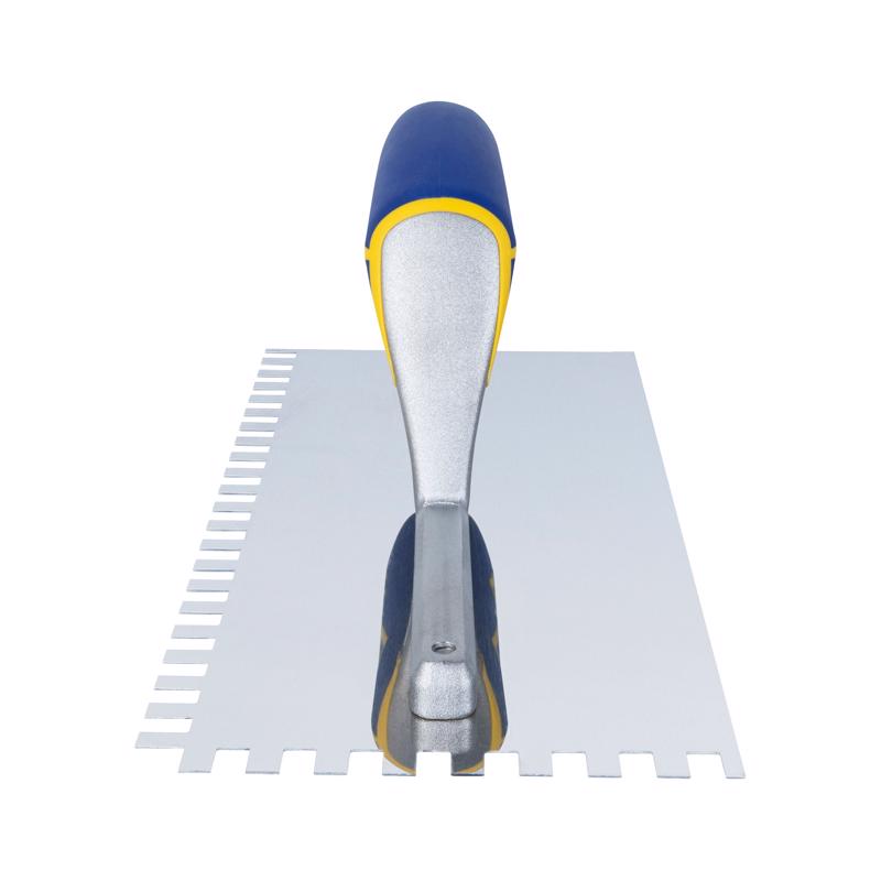 QEP 3.75 in. H X 4.5 in. W X 11 in. L Stainless Steel Square Notch Trowel 1 pk