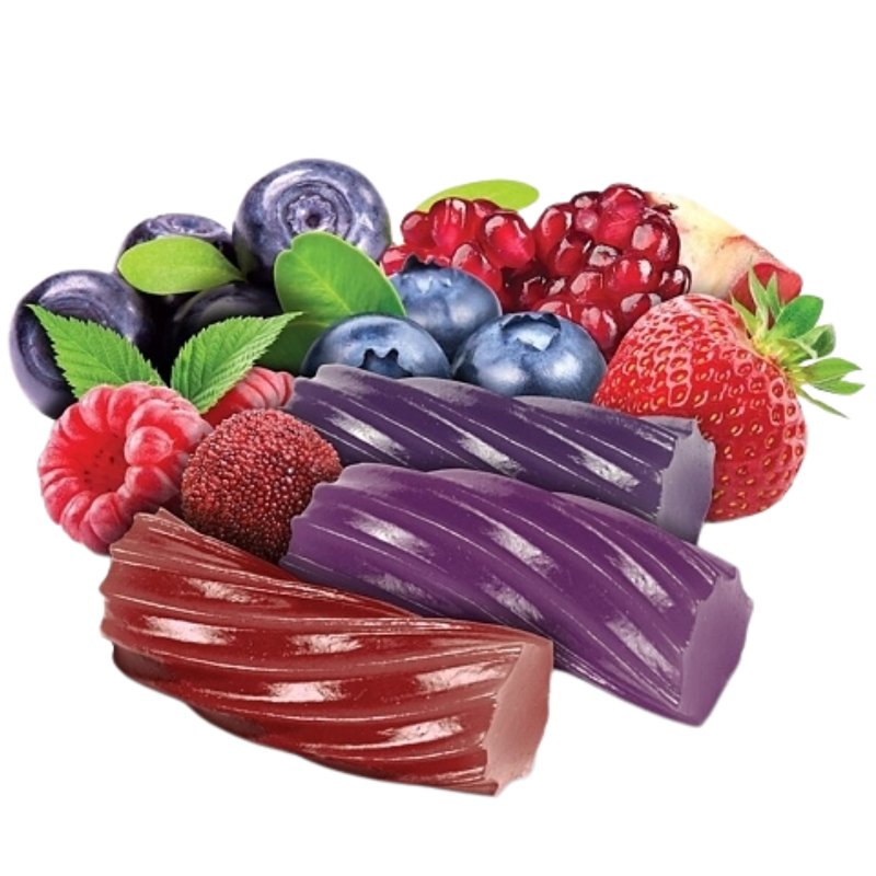 Wiley Wallaby 724332 Licorice, Chewy, Blasted Berry, 10 oz Bag, Pack of 10