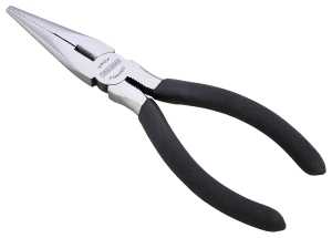 Vulcan PC920-33 Pliers, 6-1/2 in OAL, 1.2 mm Cutting Capacity, 4 cm Jaw Opening, Black Handle, 3/4 in W Jaw, Pack of 40