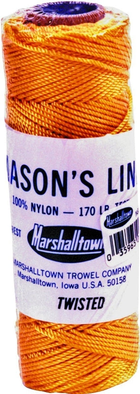 Marshalltown 621 Mason Line, 285 ft L, Nylon, Yellow