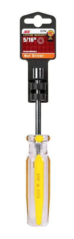 Ace 5/16 in. SAE Nut Driver 7 in. L 1 pc, Pack of 3