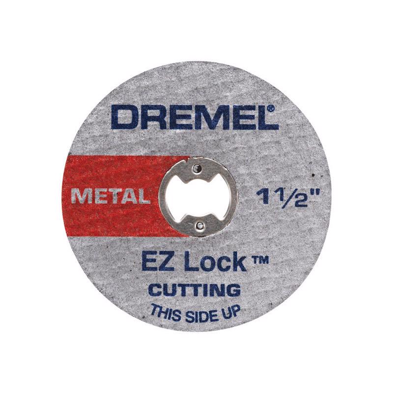 Dremel EZ Lock 1-1/2 in. D X 1/8 in. X 0.05 in. thick Fiberglass Metal Cut-Off Wheel 5 pk
