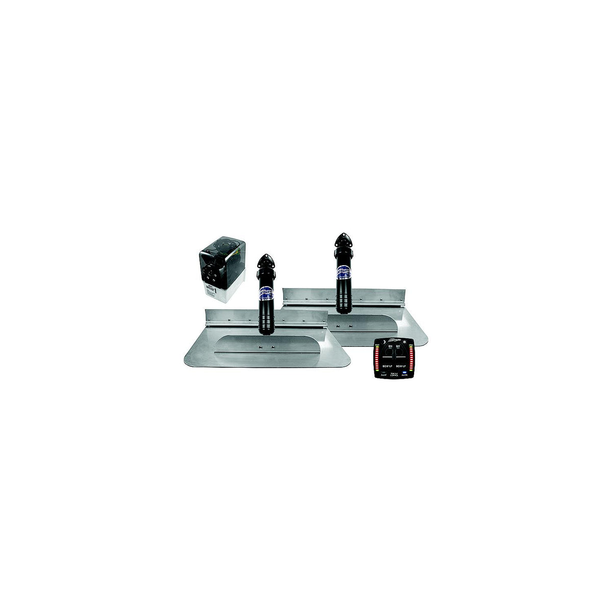 Bennett 1812OBI Classic Hydraulic Trim Tab Kit With OBI9000H Integrated Helm Control, 18″ x 12″
