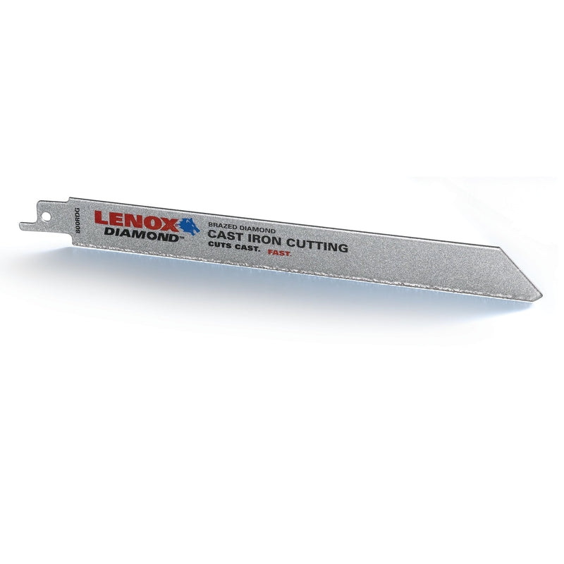 Lenox 8 in. Diamond Grit Reciprocating Saw Blade Grit TPI 1 pk