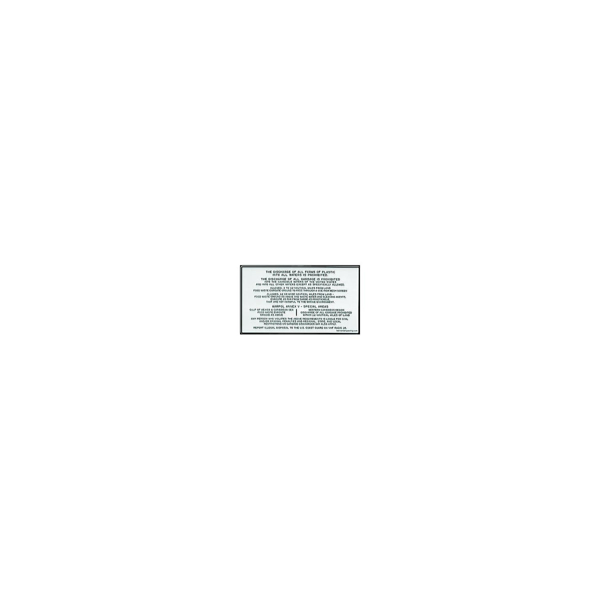 Anti-Dumping Plaque