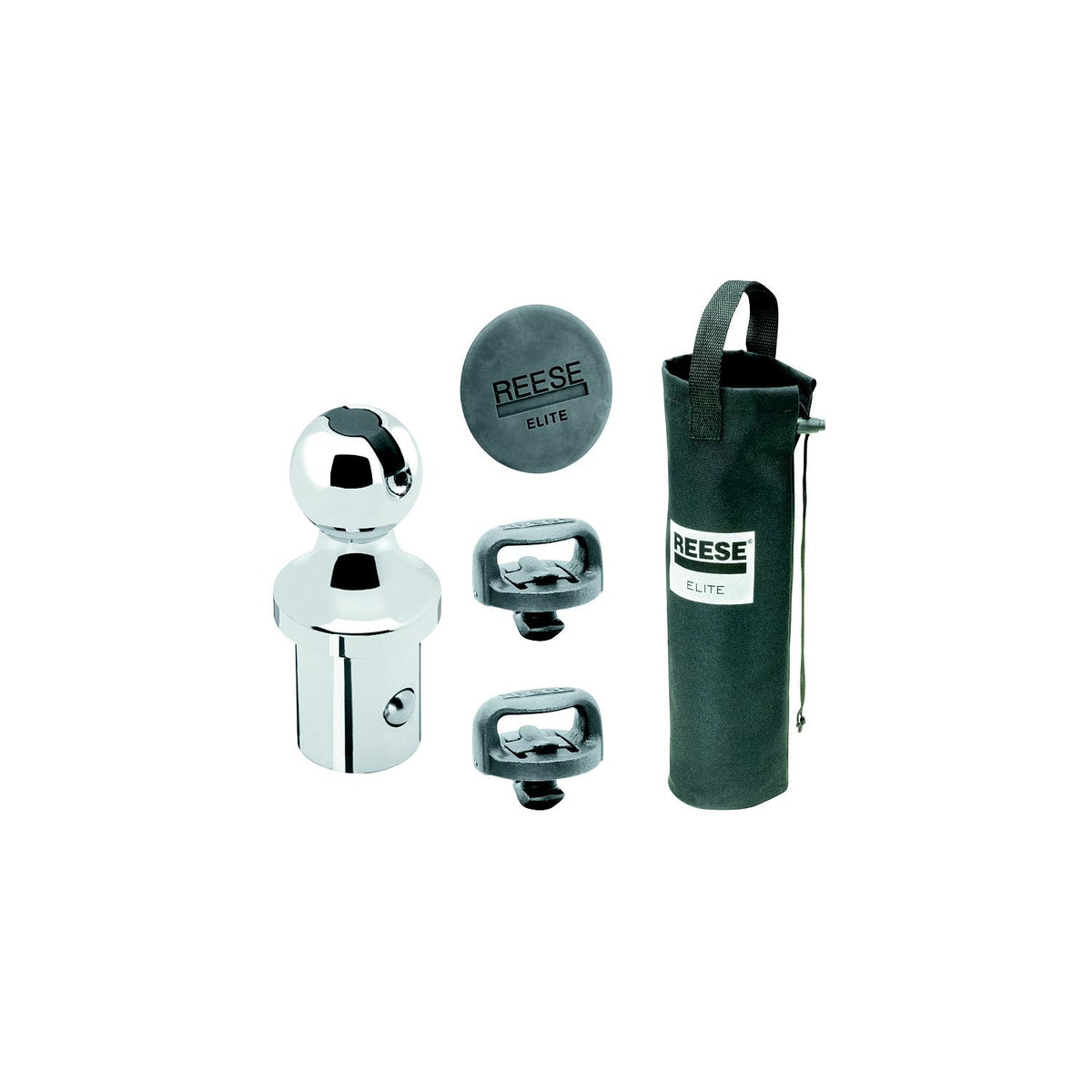 Elite Accessories KitElite Pop-In Ball Kit (Includes: (1) 2-5/16″ Pop-In Ball #19311, (1) Storage Bag, (2) Safety Chain Attachments & (1) Hole Cover)