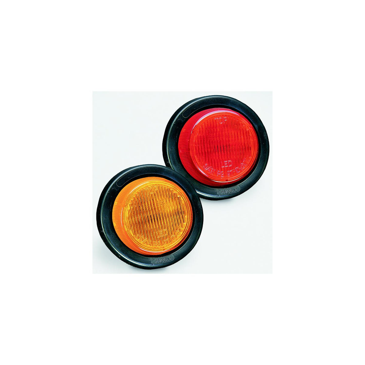 Bargman 4130001 Waterproof/Side Marker Sealed Clearance Light, 2″ Round, Red