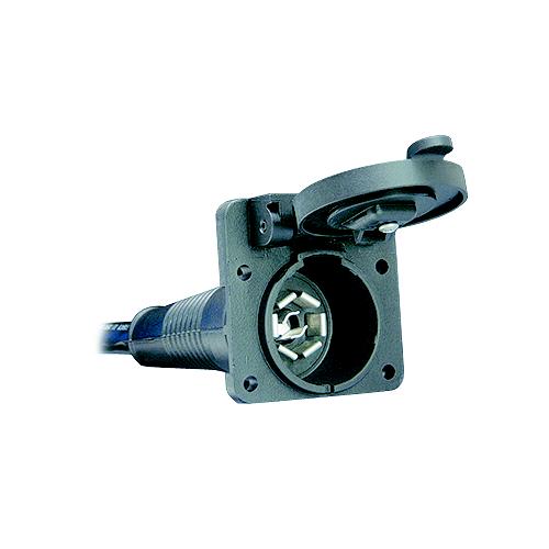 Bargman 50-87-007 7-Way Sealed Car End with 7' Cable