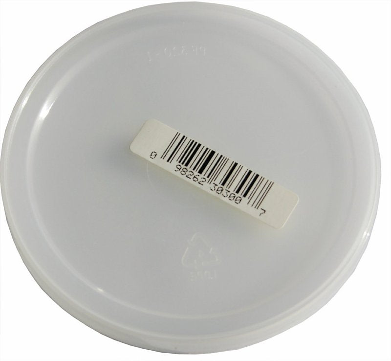 ENCORE Plastics 30300 Paint Bucket Lid, White, For: 1/2 pt Container, Pack of 100