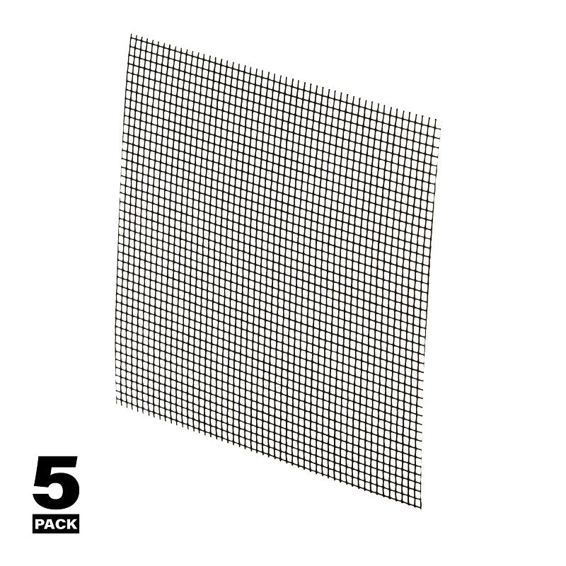 Make-2-Fit P 8096 Screen Repair Kit, 3 in L, 3 in W, Fiberglass, Charcoal